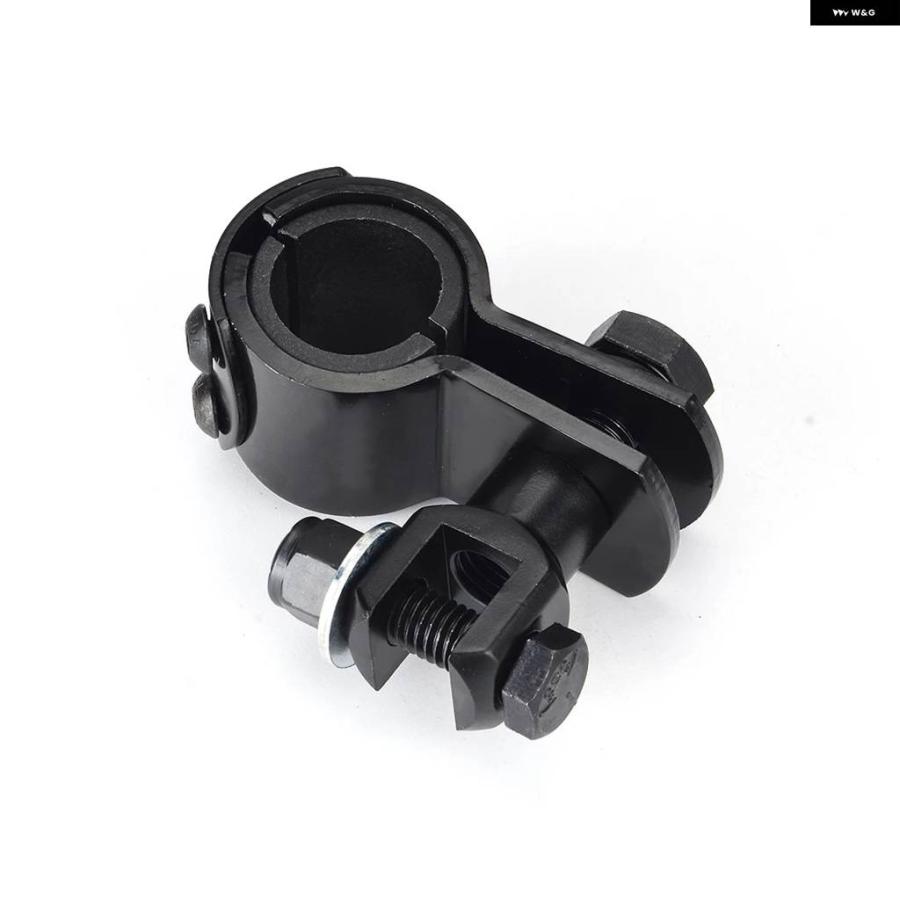 並行輸入品バイク アクセサリー ペグ 25MM-34MM クロームCNCアルミ ビレット 折りたたみ ペダル ブラケット マウント クランプキットの画像