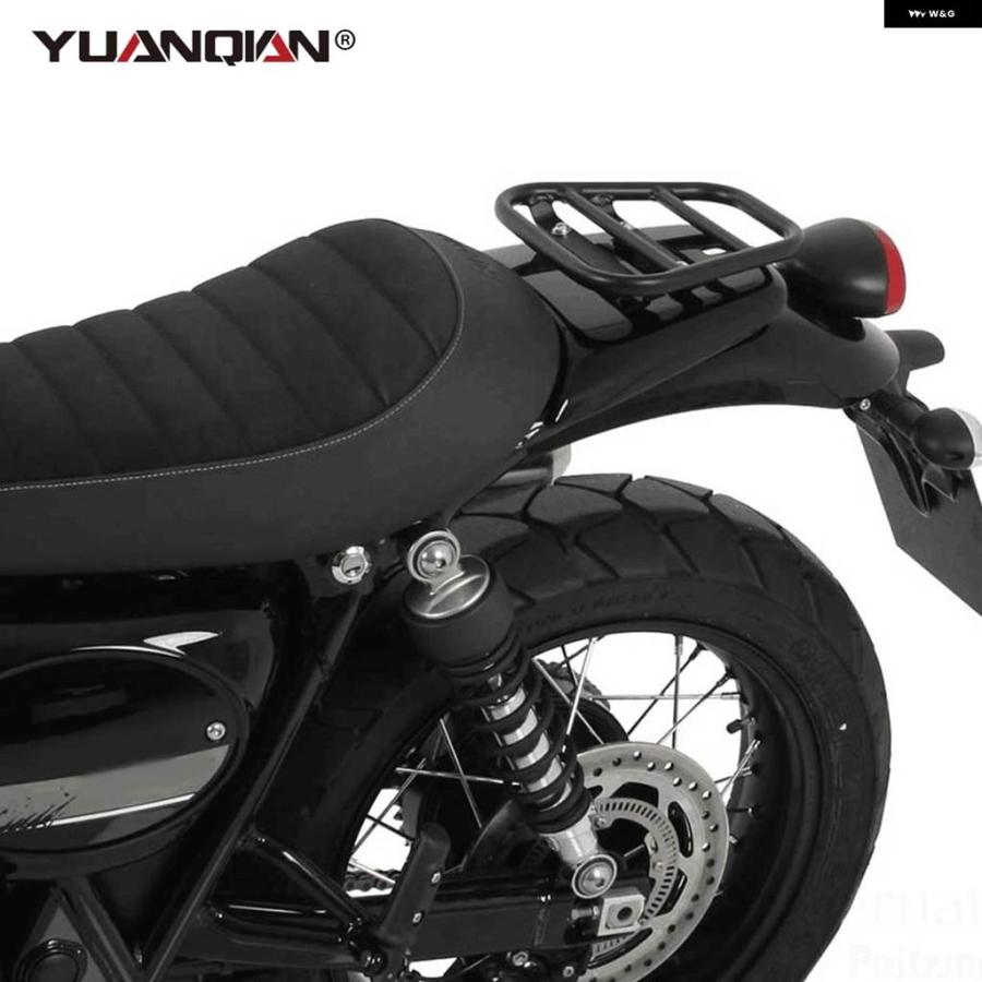 並行輸入品ストリートスクランブラー900用 オートバイ アクセサリー 2017-2021 - 24 ステンレス リアラゲッジラック 2018_5