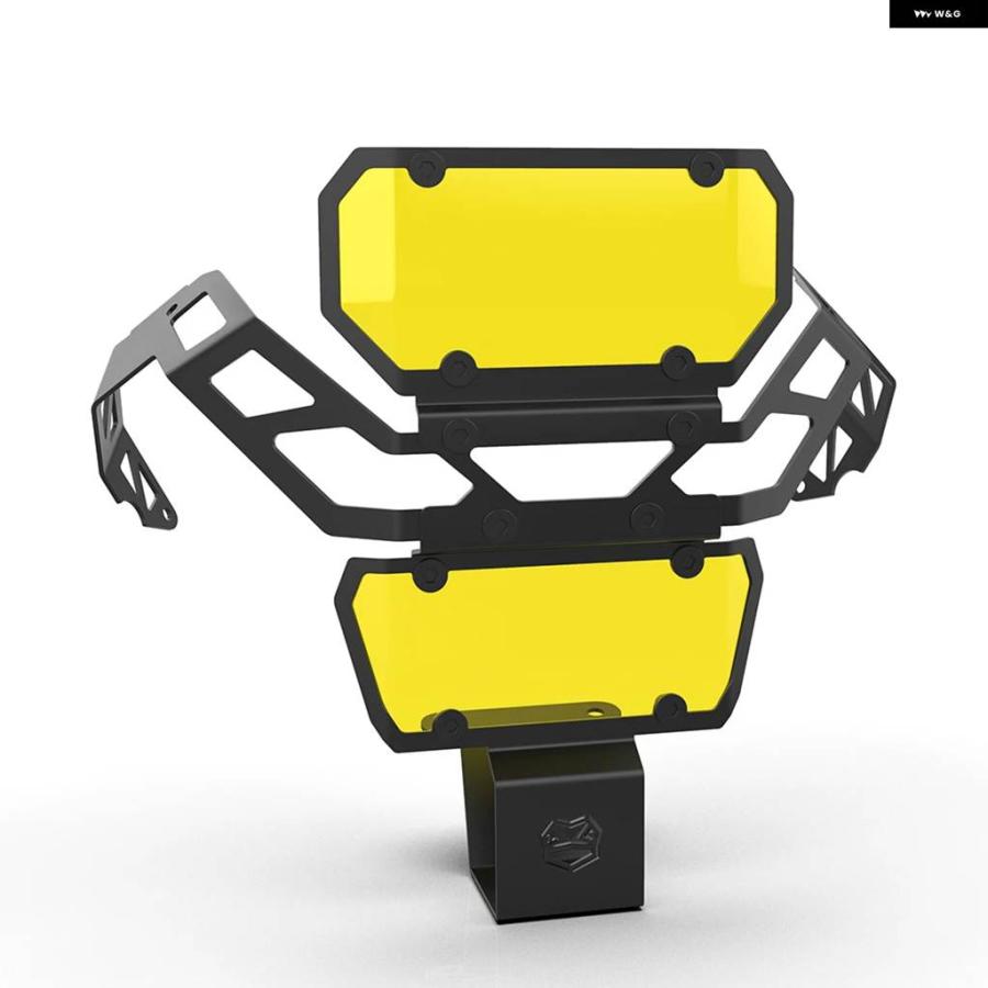 並行輸入品CFMOTO 450 MT 2024- 450MT バイク アクセサリー ヘッドライト グリル ガードカバー プロテクション ライト プロテクター カバー セット