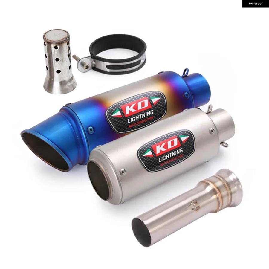並行輸入品51MM マフラー オートバイ マフラー ミッド パイプ ステインレス エスケープ 1290 スーパーアドベンチャー R/S/T 2016-2020用