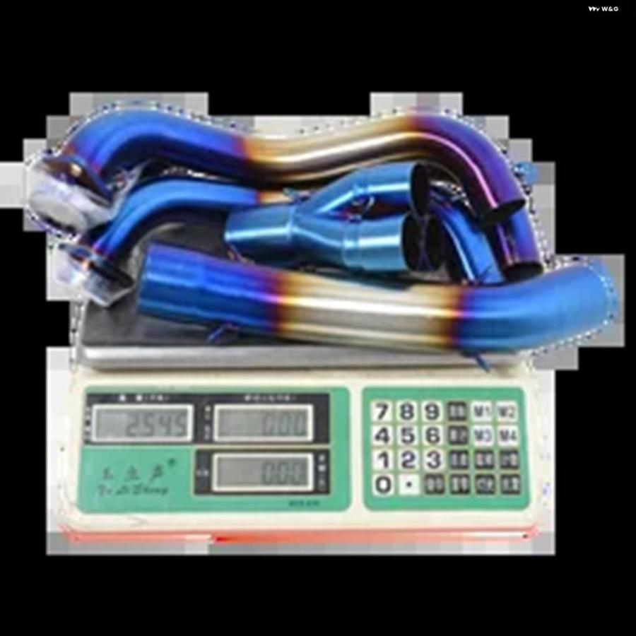 並行輸入品ヤマハ FJ09 MT09 トレーサー 900 GT MT-09 FZ-09 XSR900 2014 - 2021 オートバイ 排気 システム ステンレス 51MM フロントリンク パイプ_7