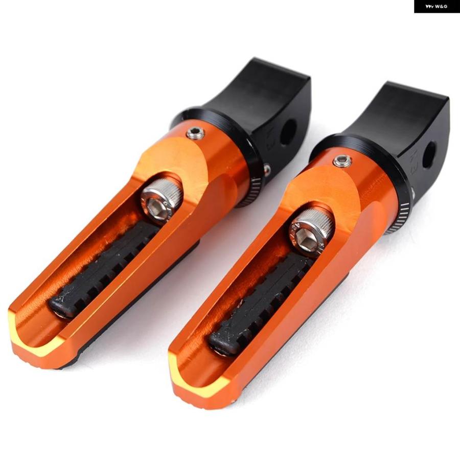 ブランド登録なし - 並行輸入品 リアパッセンジャー フットペグ KTM 125 390 DUKE 125 390 2017 - 21 DUKE125 DUKE390 フットレスト