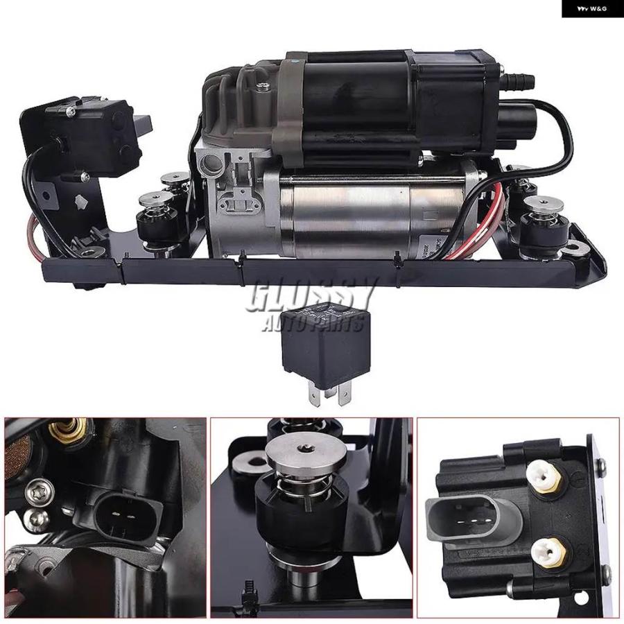並行輸入品 エアサスペンションコンプレッサー ポンプ バルブ ブロック+ ブラケット +リレー BMW 5ER 7ER F01 F02 F04 F07 GT F11_2