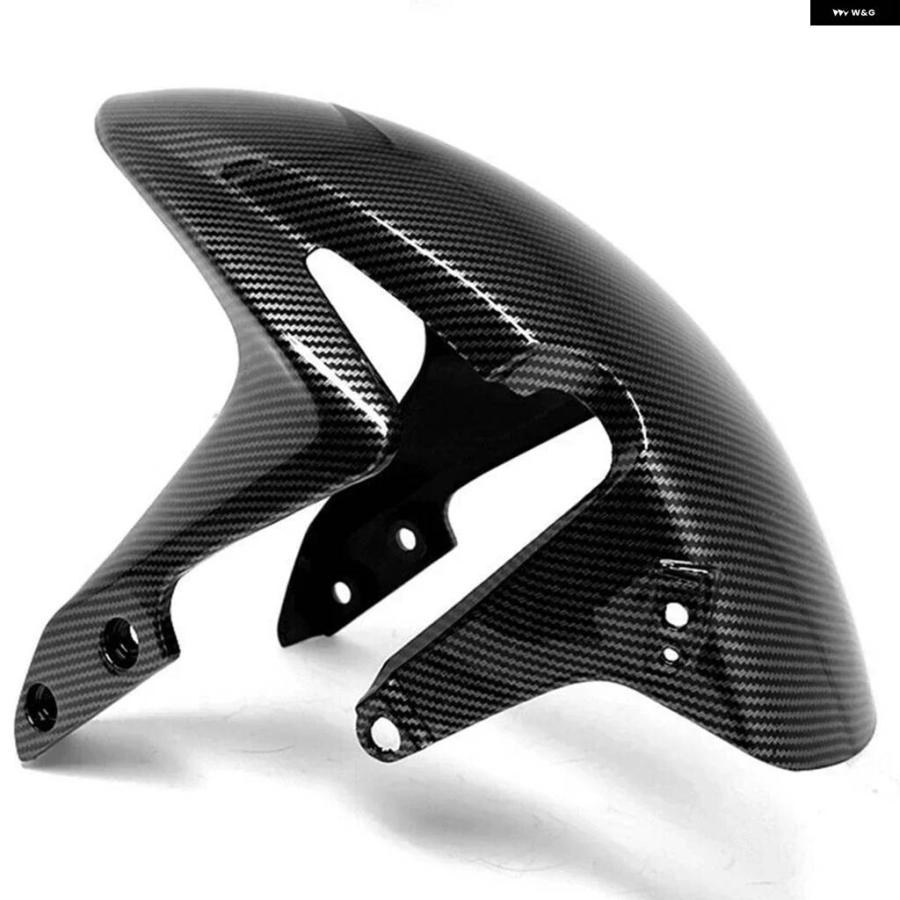 並行輸入品 フロントタイヤフェンダーハガー フェアリング カーボン ホンダ CBR600RR F5 2007-2019車両用フロントタイヤ_1