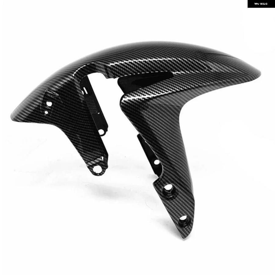 並行輸入品 フロントタイヤフェンダーハガー フェアリング カーボン ホンダ CBR600RR F5 2007-2019車両用フロントタイヤ_3