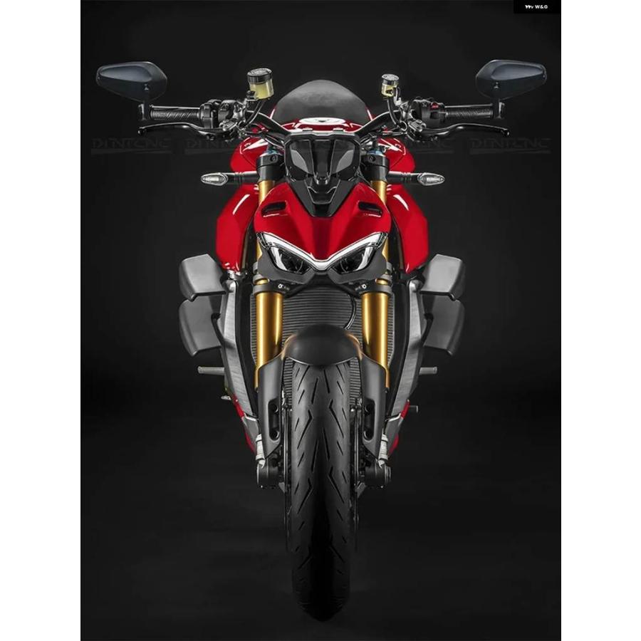 並行輸入品 E9 ドゥカティ V4 V2 ストリートファイター 2023 左 右 ハンドルバー エンドミラー 回転 オートバイ V4S SP 1100 109の画像