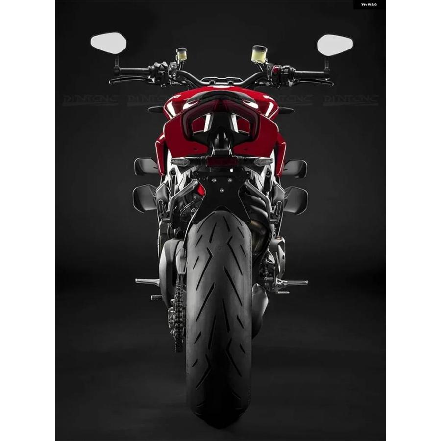 並行輸入品 E9 ドゥカティ V4 V2 ストリートファイター 2023 左 右 ハンドルバー エンドミラー 回転 オートバイ V4S SP 1100 109の画像