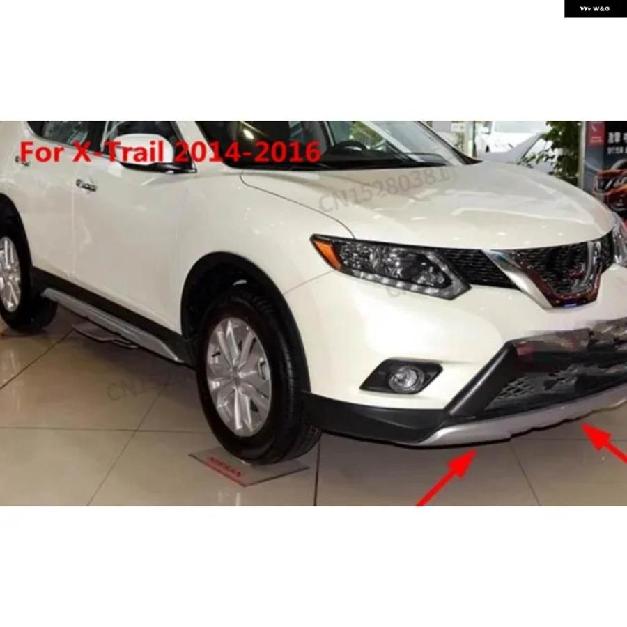 並行輸入品 ABS 日産 ローグ X-TRAIL 2014-2016 T32 フロント+リア バンパー ボトムガード プロテクター_8