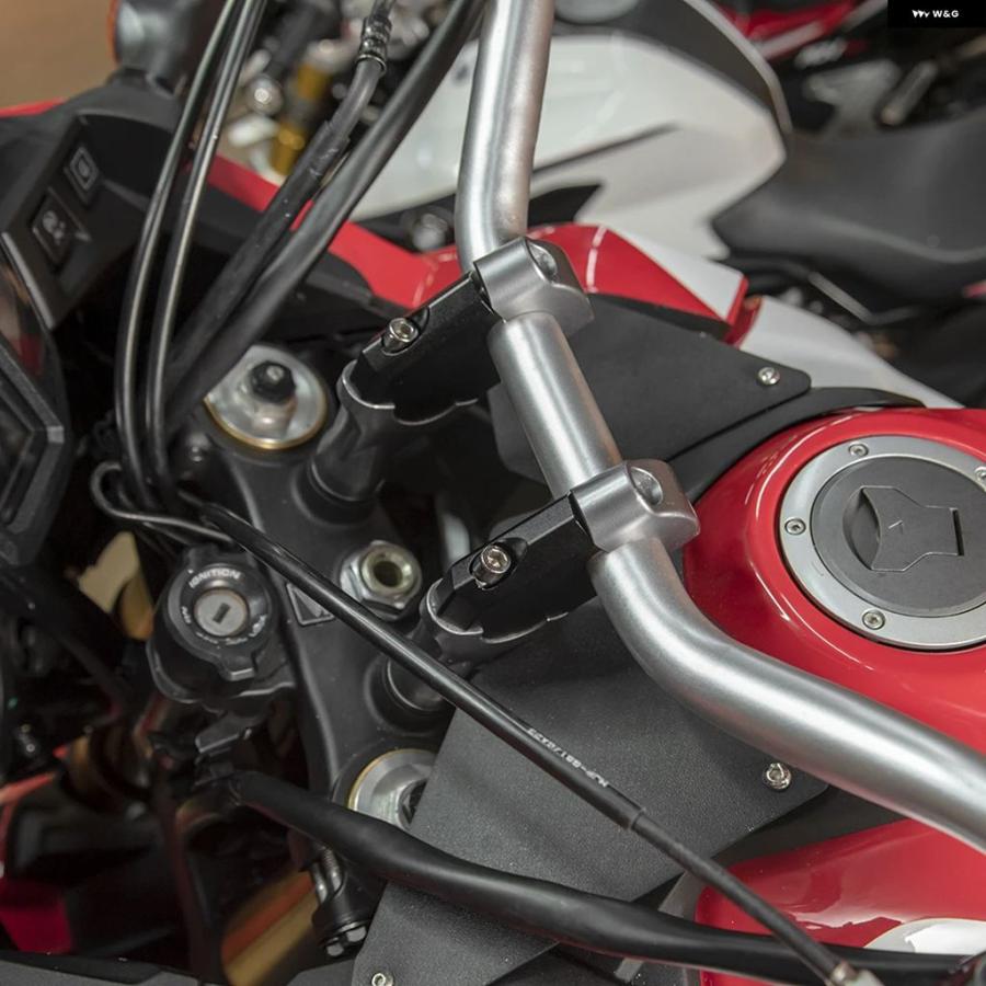 ブランド登録なし - 並行輸入品 ホンダ CRF1100L CRF1000L アフリカツイン 2019 自動二輪車 手持ち部分赤ちょうちん ライザー クランプ マウント マウント ライザー ビレット