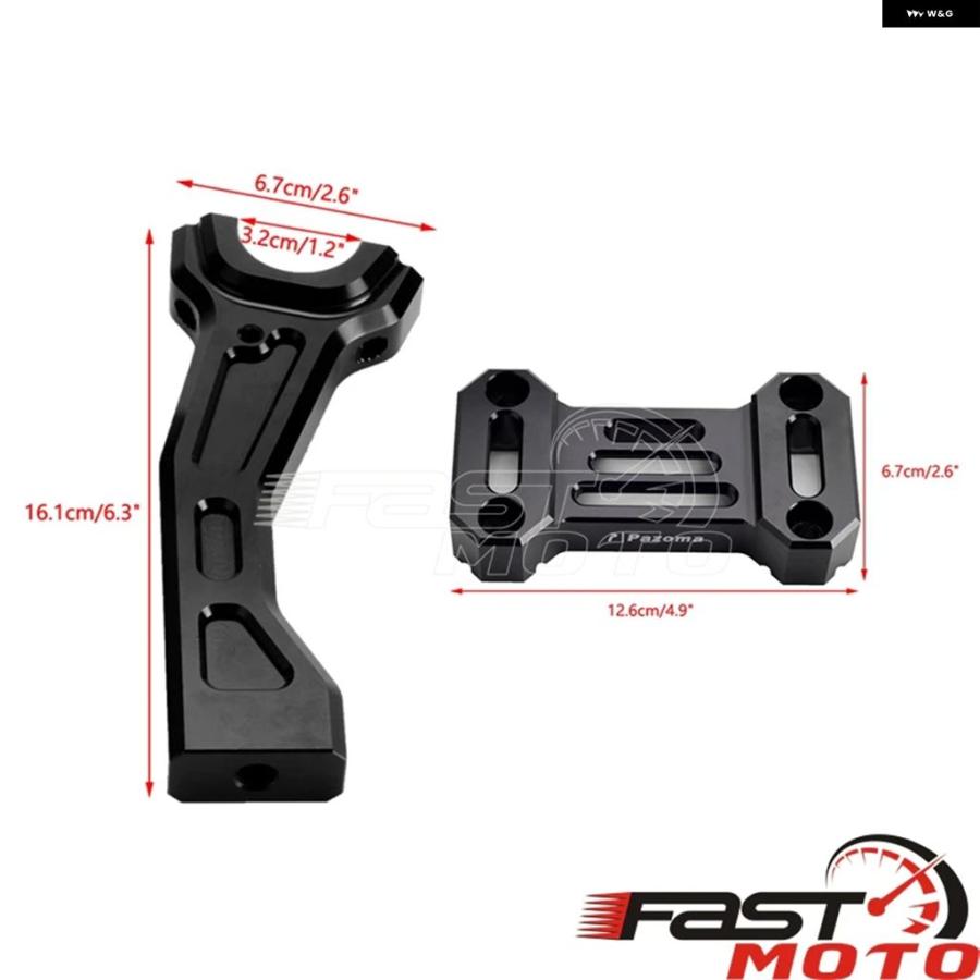 ブランド登録なし - 並行輸入品 自動二輪車 手持ち部分赤ちょうちん ライザークランプ アダプタ トップクランプ ハーレー パンアメリカ1250特別RA1250 RA1250S 2021-