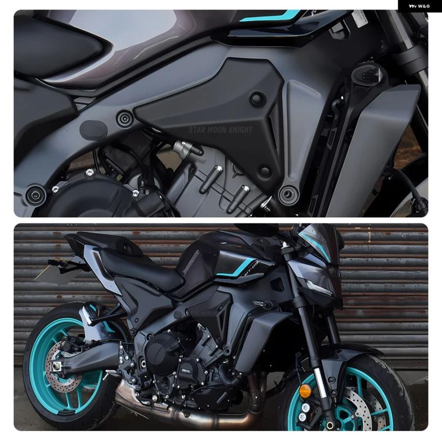 ブランド登録なし - 並行輸入品 ヤマハ MT09 SP 第3時人 第4時人 2021-2025 自動二輪車 インフィル ダイアログボックス 向こう正面側面 ダイアログボックス 取りまかなう かざり付ける 本塁 ひな型 フェアリング