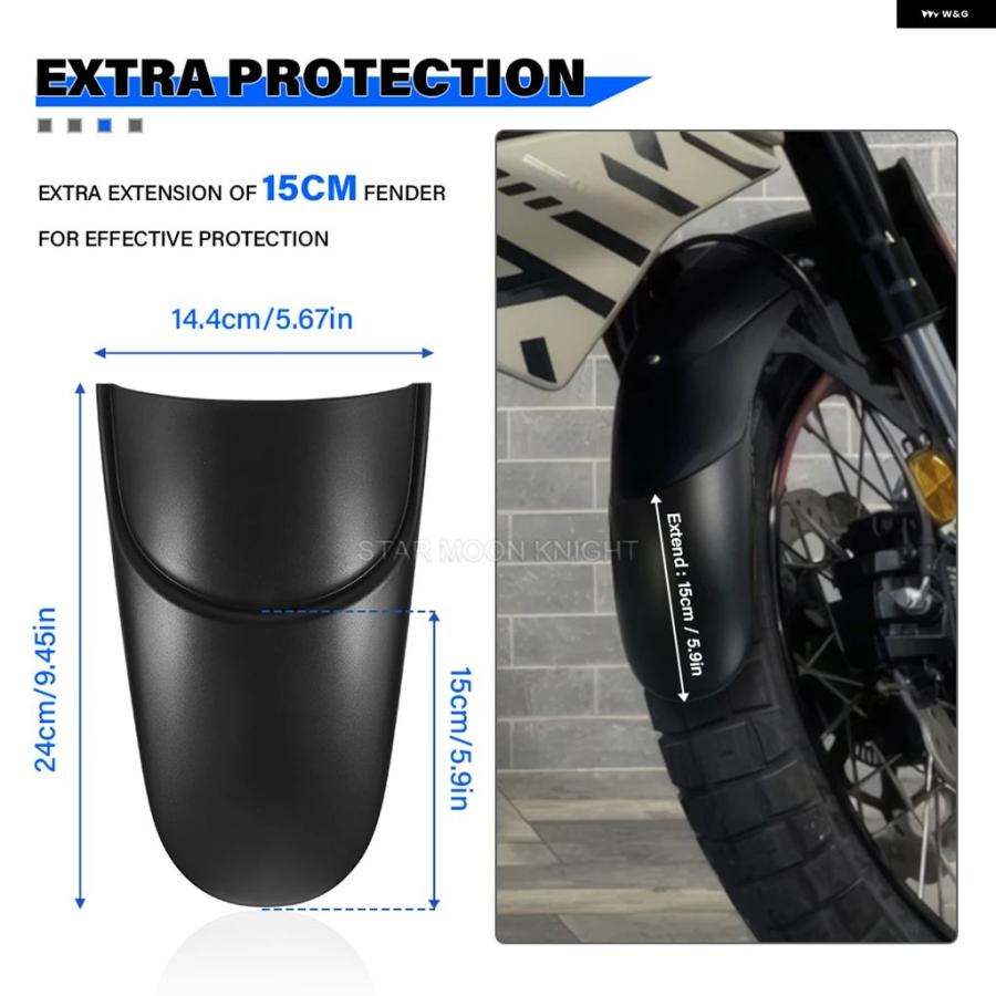 ブランド登録なし - 並行輸入品 自動二輪車 フロントホイールフェンダー マッドガード 取りまかなう BENELLI TRK702 TRK502 TRK50