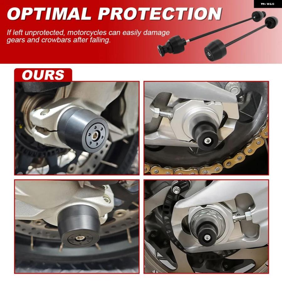 ブランド登録なし - 並行輸入品 ドゥカティ ムルティストラーダ/ラリー/S 運動競技 V2 S 1200/1260 エンデューロ 労働者階級 950 S 自動二輪車 フロントリアホイールアクスル 衝突