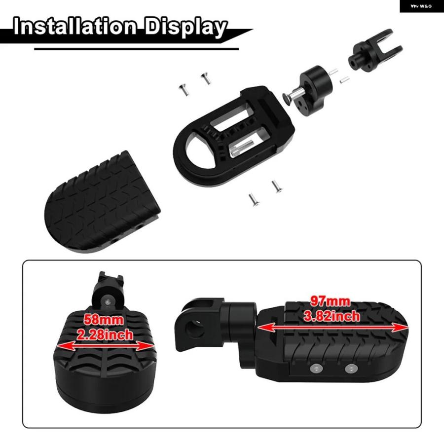 ブランド登録なし - 並行輸入品 自動二輪車 向こう正面 フットペグ 中休み ヤマハ テネレ/ラリー～版/エクスプロア テネレ 世界ラリー/レイド