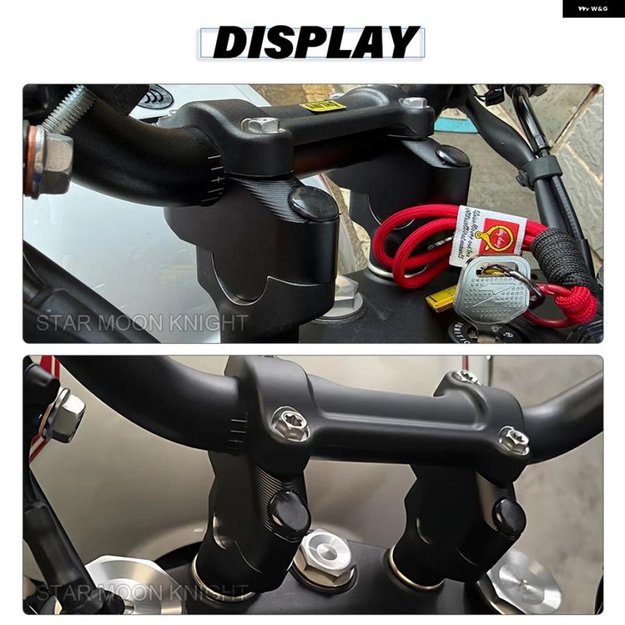 ブランド登録なし - 並行輸入品 ZXJC 500F ZX500F ZX 500 F 2025- 自動二輪車 手持ち部分赤ちょうちん ライザークランプ 手持ち部分赤ちょうちん ドラッグエクステンド アダプタ ハンドルリフター