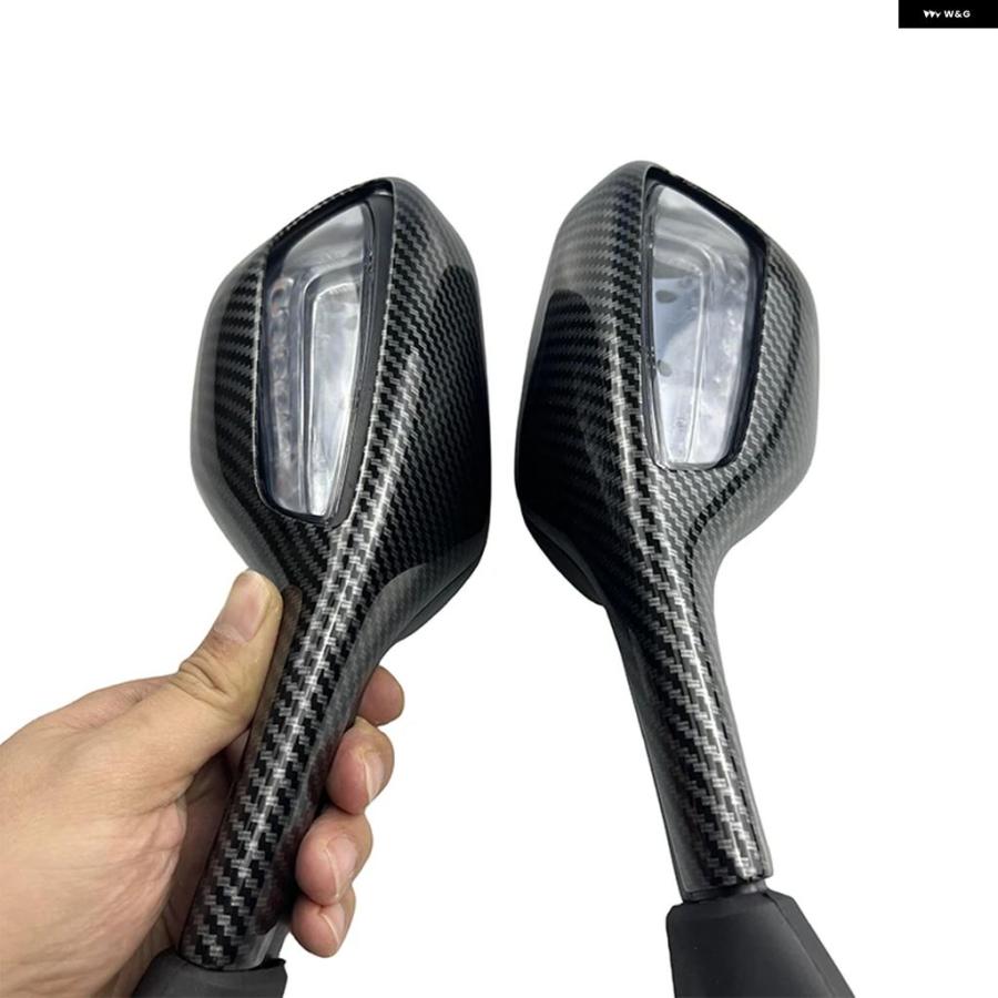 ブランド登録なし - 並行輸入品 BMW S1000RR 2019 - 21 2022 2023 自動二輪車 ABS 炭素側面鏡鑑 取りまかなう