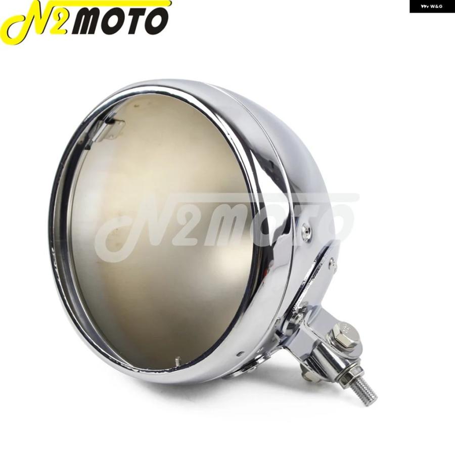 ブランド登録なし - 並行輸入品 自動二輪車 丸型7inLED 前照灯 ハウジング 上端照明ランプ 白熱電球 井戸釣瓶 ハーレー クリーヴァ 運動競技はやりっ子 前照灯 下つ方 マウン