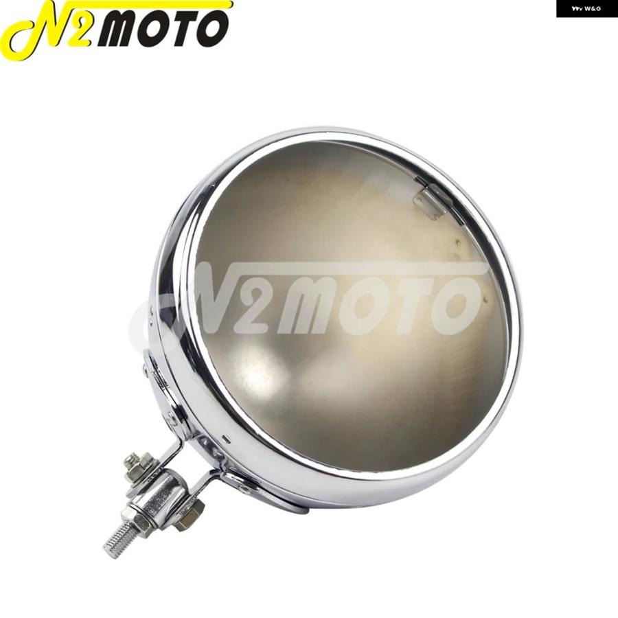 ブランド登録なし - 並行輸入品 自動二輪車 丸型7inLED 前照灯 ハウジング 上端照明ランプ 白熱電球 井戸釣瓶 ハーレー クリーヴァ 運動競技はやりっ子 前照灯 下つ方 マウン