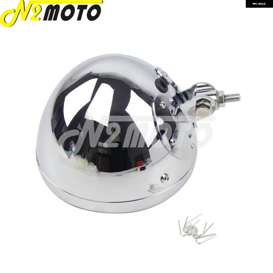 ブランド登録なし - 並行輸入品 自動二輪車 丸型7inLED 前照灯 ハウジング 上端照明ランプ 白熱電球 井戸釣瓶 ハーレー クリーヴァ 運動競技はやりっ子 前照灯 下つ方 マウン