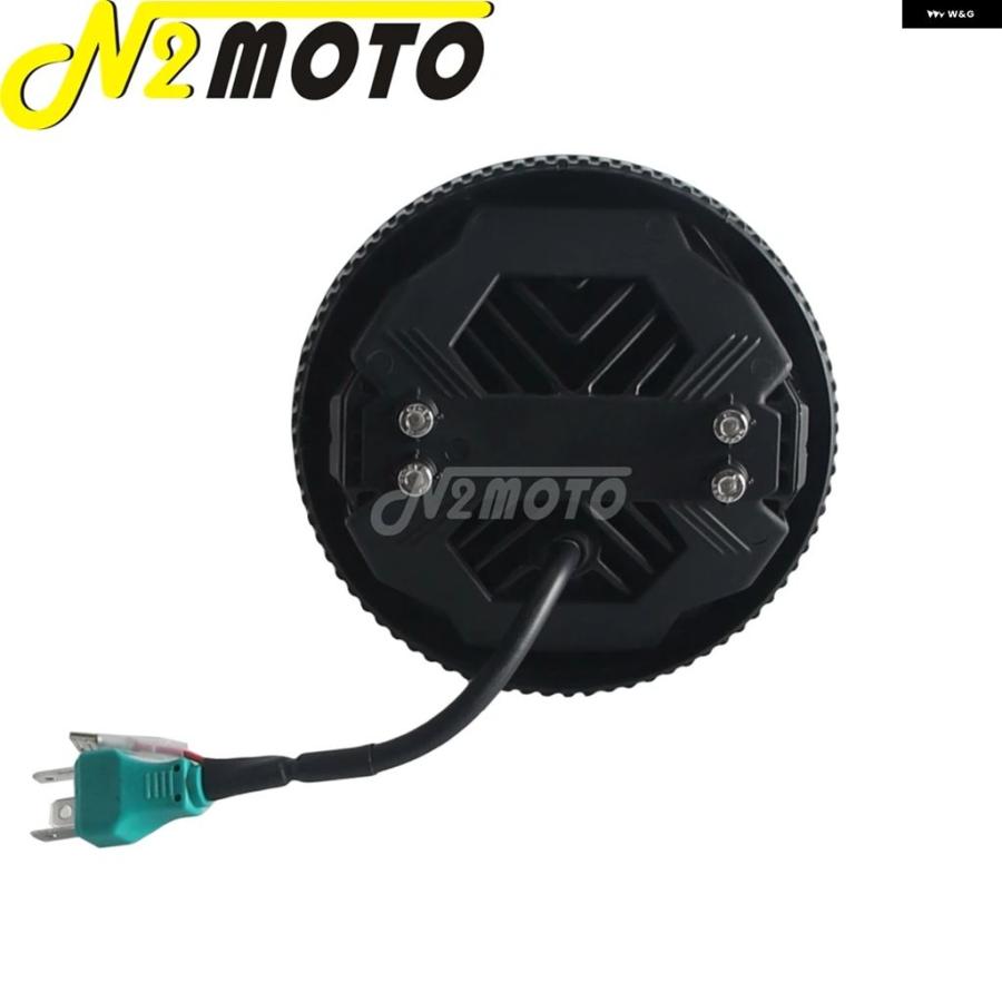 ブランド登録なし - 並行輸入品 5.75in LED 自動二輪車 前照灯 IP67 雨合羽 DRL ご機嫌/ロービーム 上端照明ランプ ハーレー ソフテイル 運動競技はやりっ子 FXSTD XL1200C XL883C