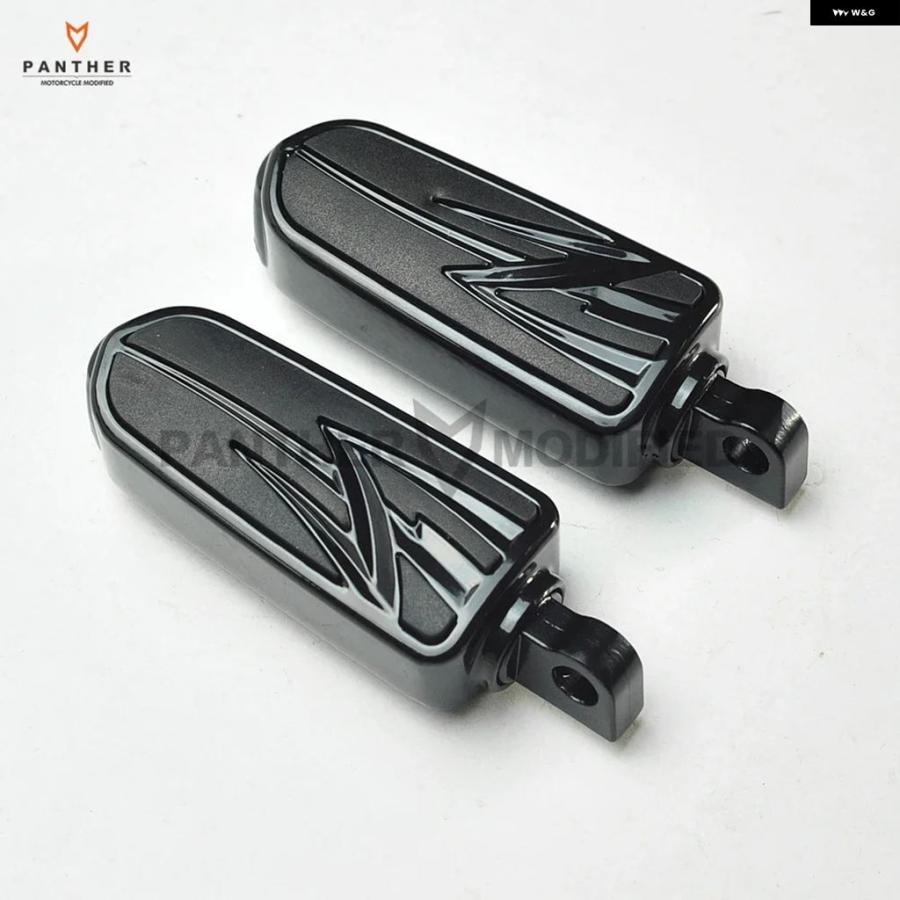 ブランド登録なし - 並行輸入品 10MM 自動二輪車 フットペグ フットレスト 入れもの ハーレー 表どおり 読み込む グライド 第一人者 ダイナ ホンダ ヤマハ