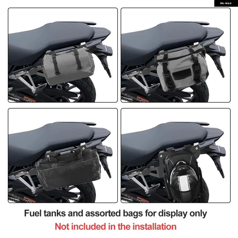 ブランド登録なし - 並行輸入品 自動二輪車 側面仕合わせ ホンダ CB 2018-2022 2023 X CB500 X サドル御徒面子 受け支える 赤ちょうちん マウント 鉤括弧 パニアラック
