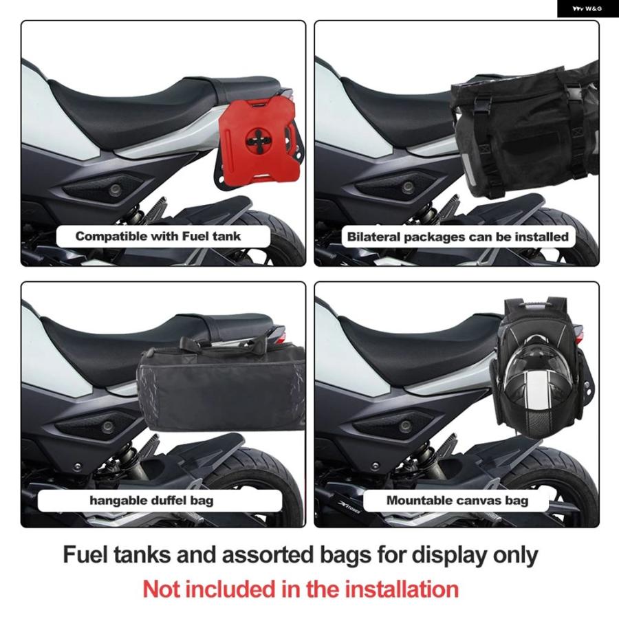 ブランド登録なし - 並行輸入品 ホンダ 2016 - 2019 2020 自動二輪車 側面仕合わせ サドル御徒面子 受け支える 赤ちょうちん マウント 鉤括弧 パニアラック