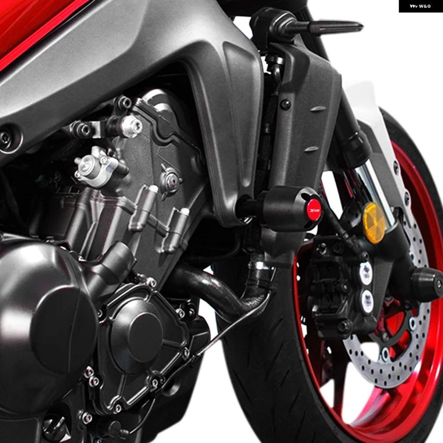 ブランド登録なし - 並行輸入品 自動二輪車 ひな型 スライダー 傾倒 ヤマハ MT-09 FZ-09 MT-09 SP / GT 2021-2024 XSR900 衝突 プロテクター パッド