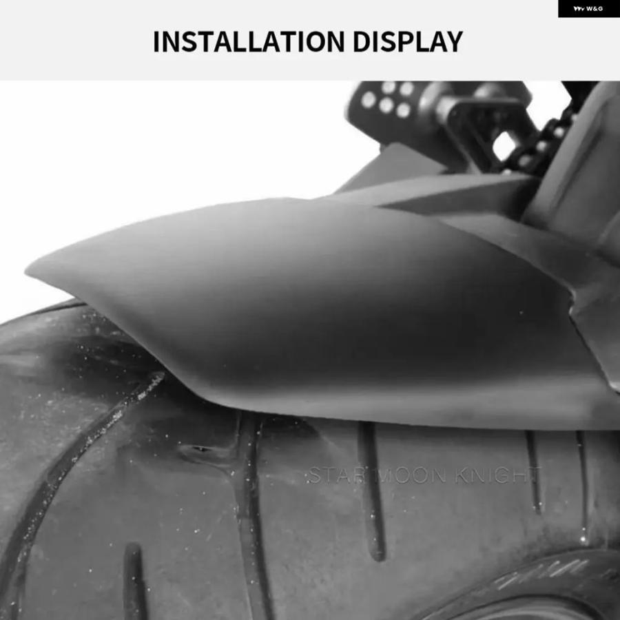ブランド登録なし - 並行輸入品 自動二輪車 リアフェンダーエクステンダーハガー ヤマハ MT-07 2018-2024 トレーサー7 2021-2024 トレーサー700 2016-2019 マッドガード