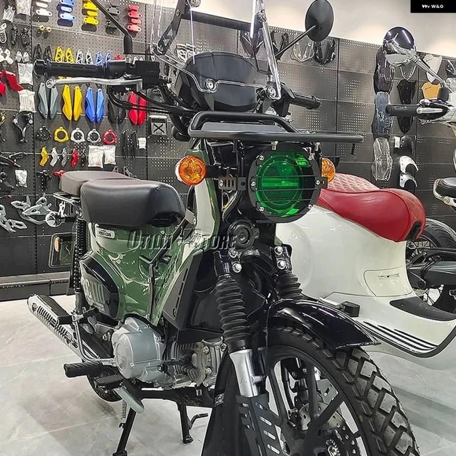 ブランド登録なし - 並行輸入品 ホンダ 差し交わす坊や CC110 2023 2024 差し交わす坊や CC 110 自動二輪車 前照灯 取りまかなう 食べ物屋 かばい立て緑であること本塁