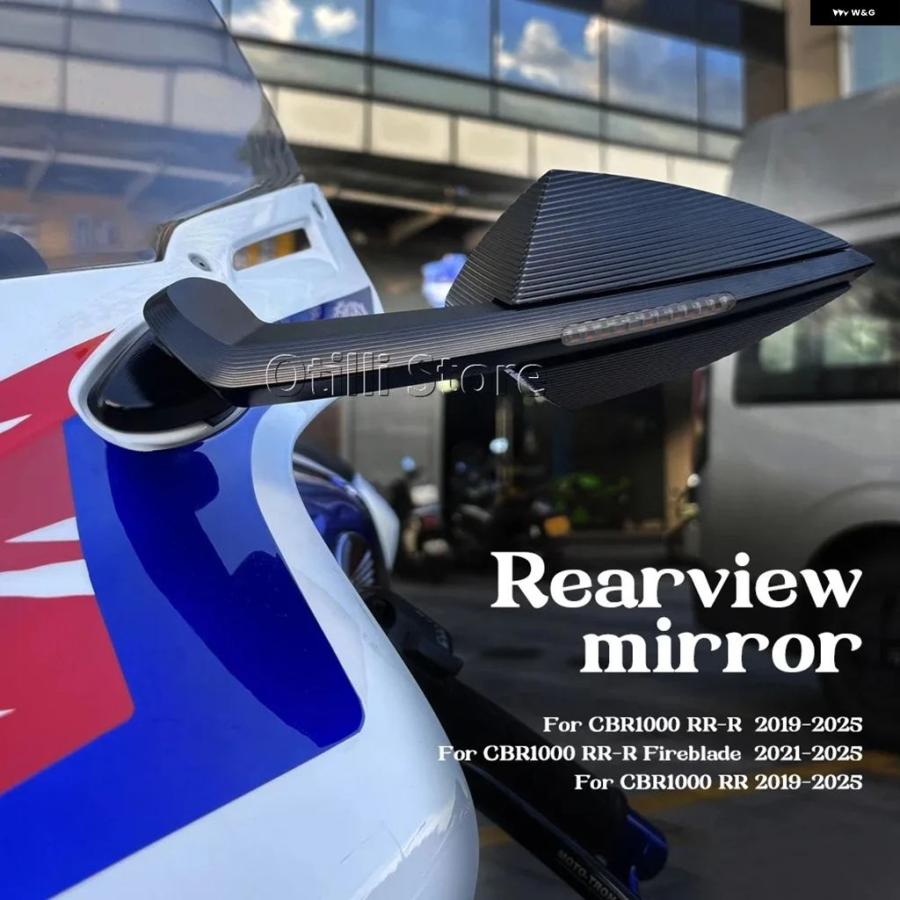 ブランド登録なし - 並行輸入品 自動二輪車 鏡鑑 レーシングスポーツ バックサイドミラー ホンダ CBR1000RR CBR1000RR-R FIREBLADE RR-R 2019-2025