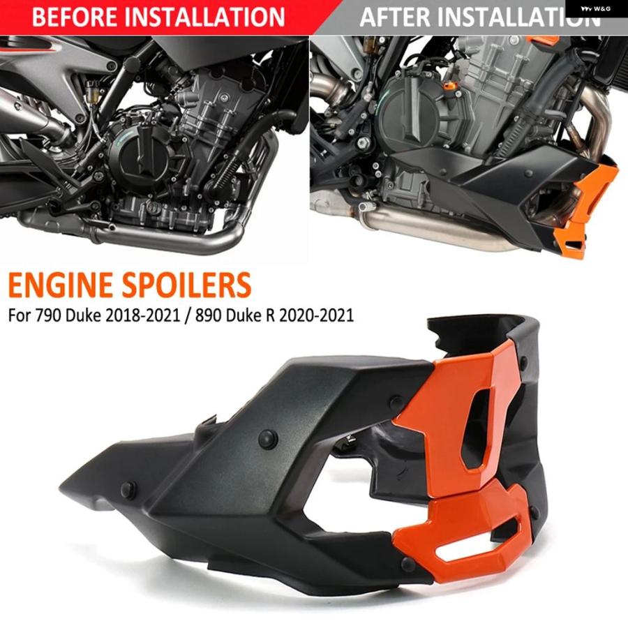 ブランド登録なし - 並行輸入品 自動二輪車 向こう正面 発動機 スポイラー かばい立て取りまかなう 790 DUK 790DUKE 2018 - 21 890 DUK R 890DUKE R 2020-2021