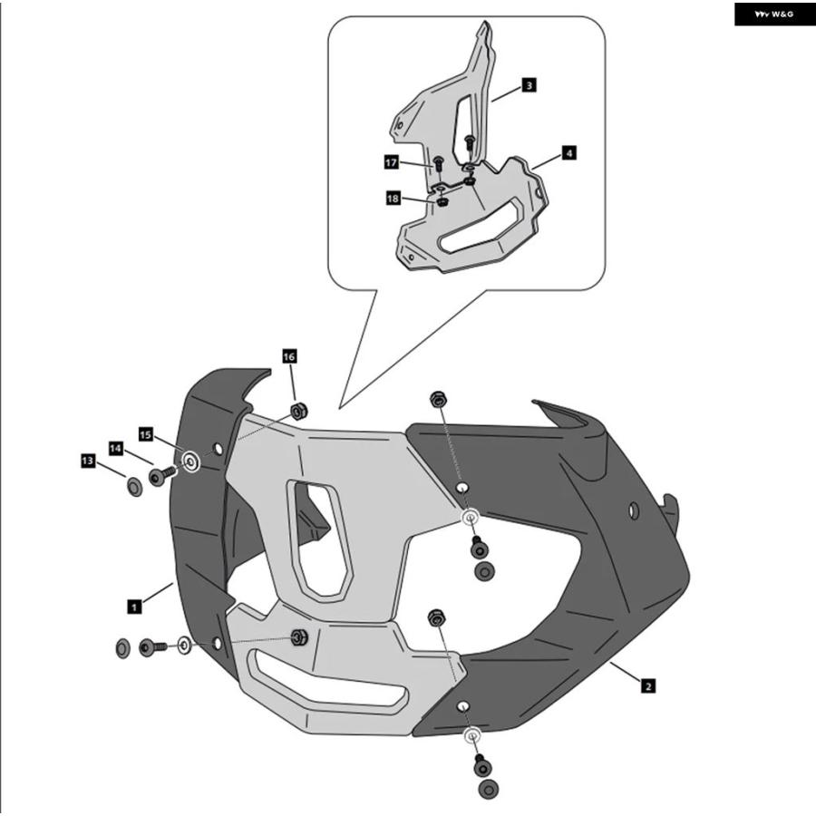 ブランド登録なし - 並行輸入品 自動二輪車 向こう正面 発動機 スポイラー かばい立て取りまかなう 790 DUK 790DUKE 2018 - 21 890 DUK R 890DUKE R 2020-2021