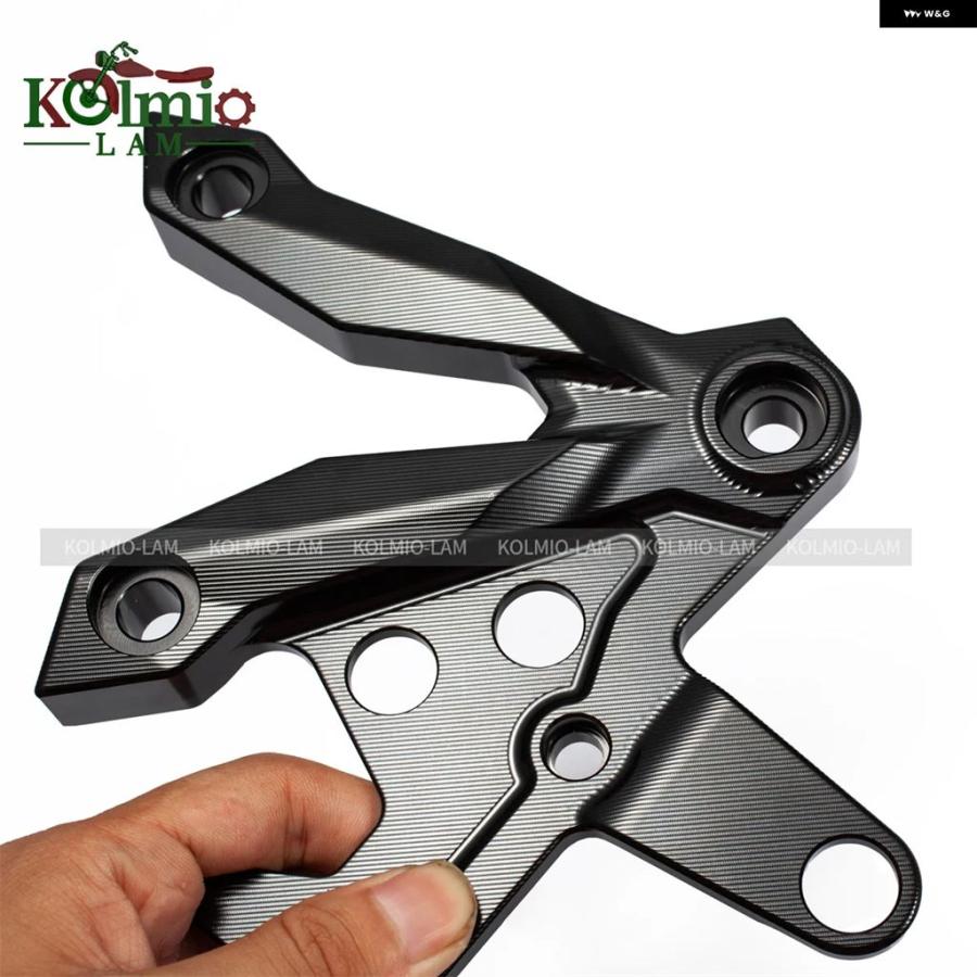 ブランド登録なし - 並行輸入品 2007 - 2012 カワサキ Z750 自動二輪車 向こう正面 フットレスト フットペグ 鉤括弧 マウント 一揃いの道具 2008 - 11