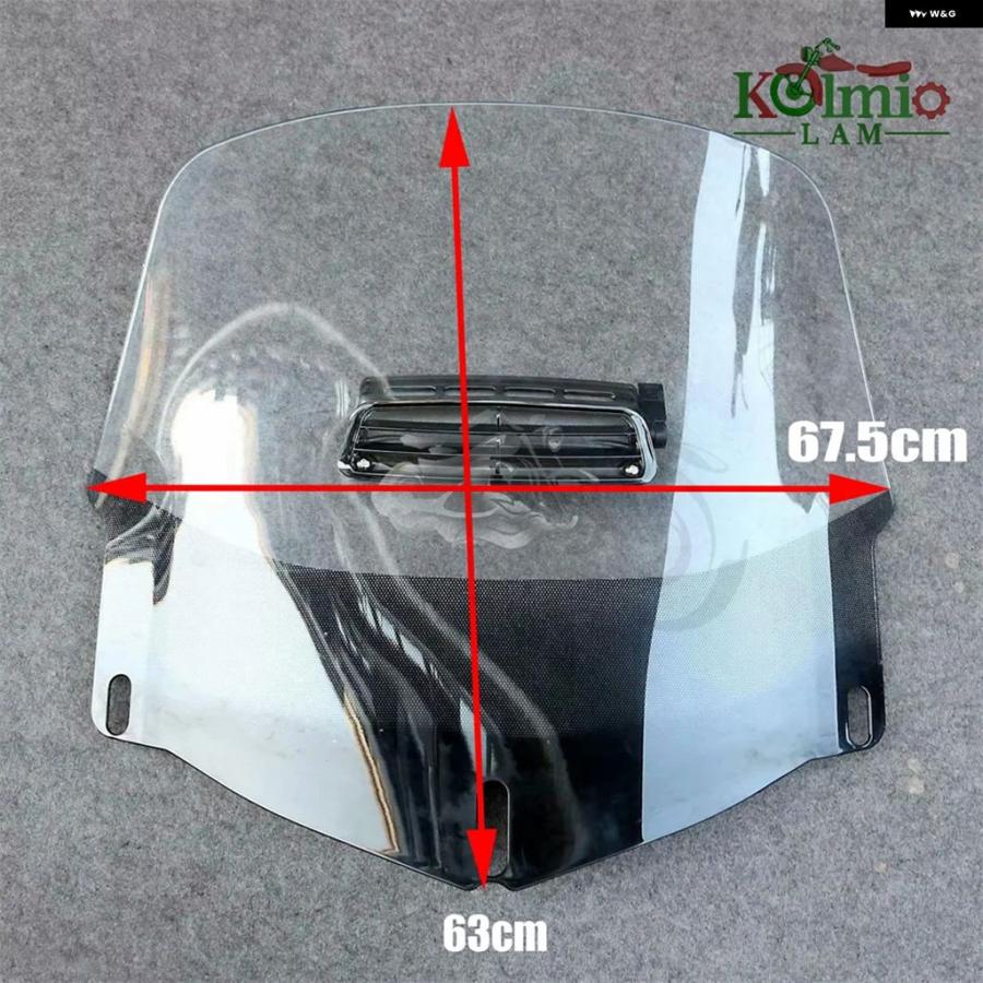 ブランド登録なし - 並行輸入品 ホンダ GL1800 ゴールド舞台の袖 2001 - 2017 陳列箱映写幕 標準尺度高さ ベンチレーションウインドシールド ゴールド舞台の袖 2002 - 05