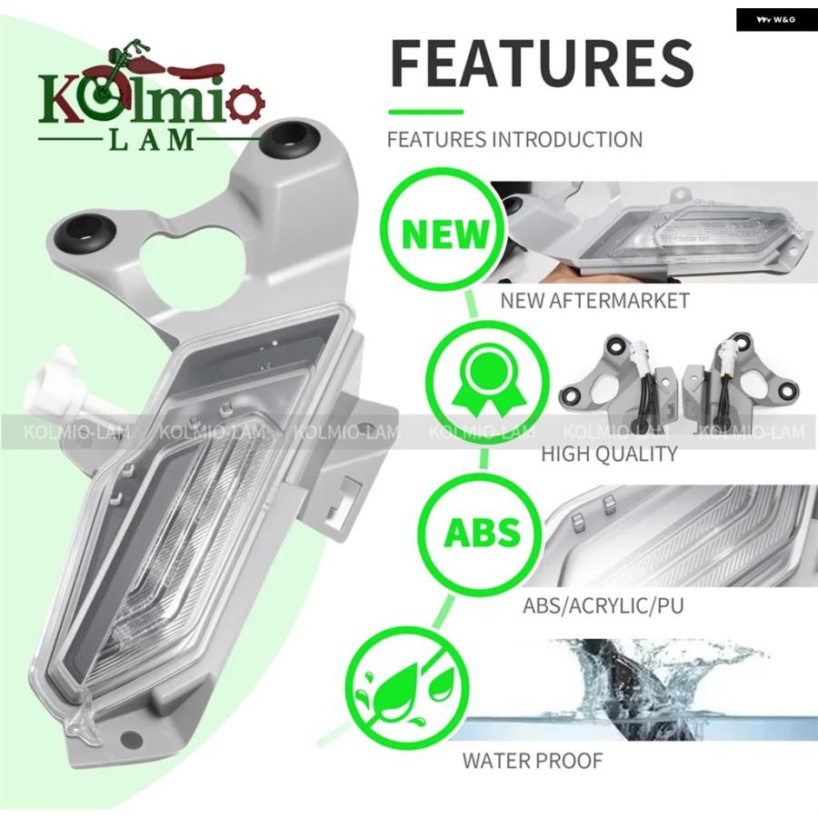 ブランド登録なし - 並行輸入品 2023 - 2025 ヤマハ XMAX125 XMAX300 自動二輪車 向こう正面 ウィンカー ともし火 X-MAX 125 2024 LED 表示計器 照明ランプ