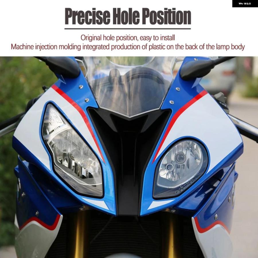 ブランド登録なし - 並行輸入品 BMW S1000RR 自動二輪車 前照灯 上端照明ランプ R 2015 - 18 向こう正面 前照灯