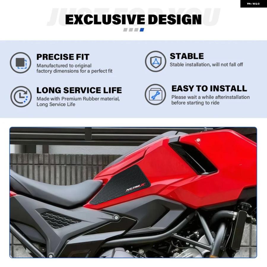 ブランド登録なし - 並行輸入品 予防医学 上滑り打ちきり 手持ち部分 ステッカー ホンダ NC750X 2025 傷押しとどめる燃え種貯蔵タンク パッド トラクション パッド