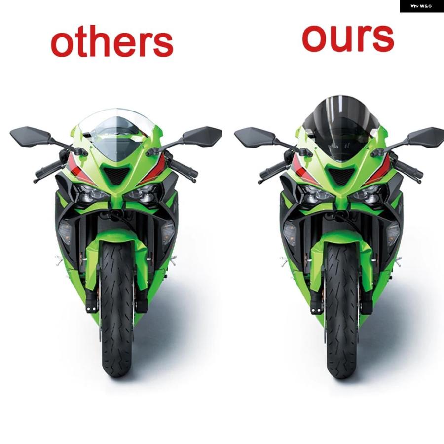 ブランド登録なし - 並行輸入品 カワサキ ZX6R 2024 - 自動二輪車 フロントウインドシールド 陳列箱映写幕 バッフル 陳列箱 ディフレクター