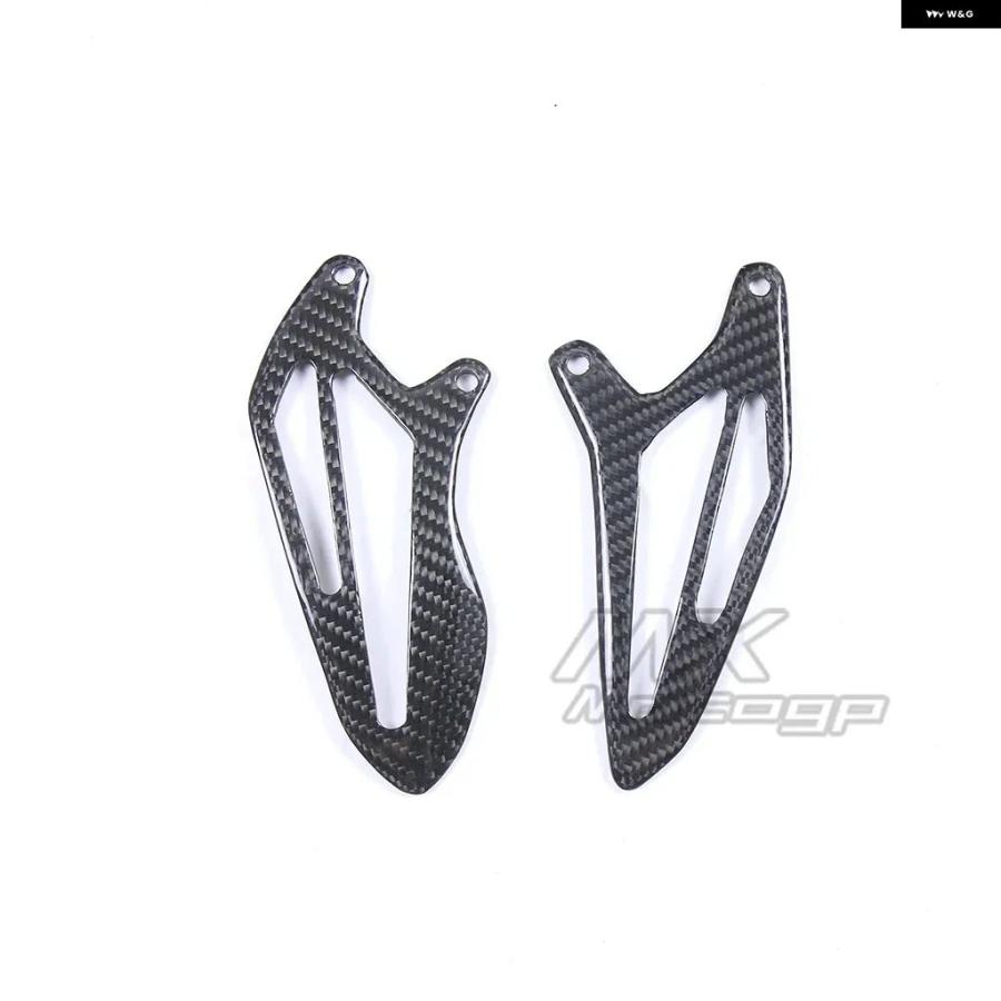 ブランド登録なし - 並行輸入品 カーボンヒールガードサイド ダイアログボックス ボンネット ヤマハ YZFR7 YZF R7 YZF-R7 2022 2023 2024 自動二輪車 リアフットウイング フェアリング