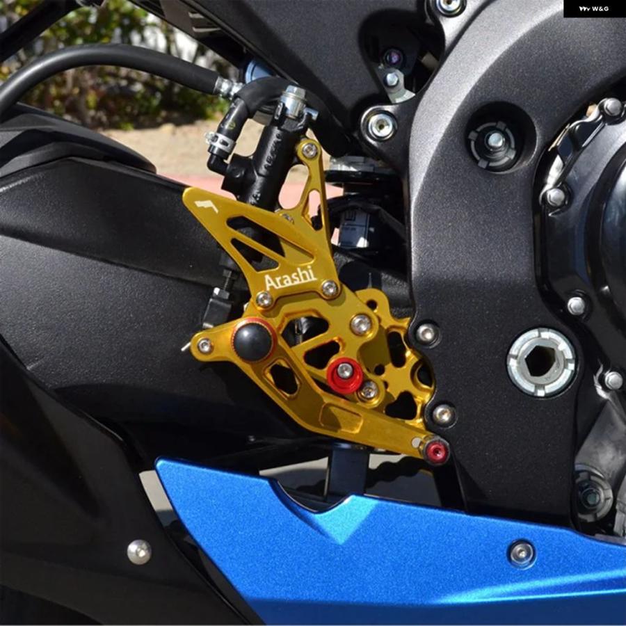 ブランド登録なし - 並行輸入品 自動二輪車 フットレスト フットペグ ペダル フットペグ 後押し仕かける フットレスト GSXR600GSXR7502011-2021