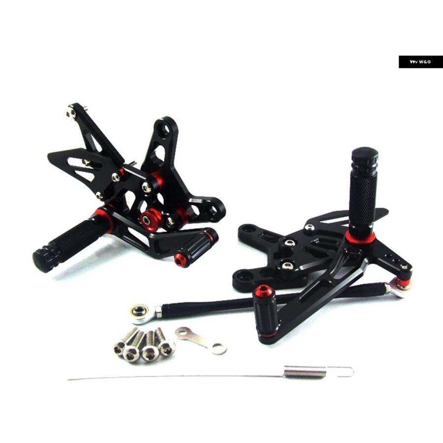 ブランド登録なし - 並行輸入品 自動二輪車 フットレスト フットペグ ペダル フットペグ 後押し仕かける フットレスト カワサキ ZX6R 2007-2008