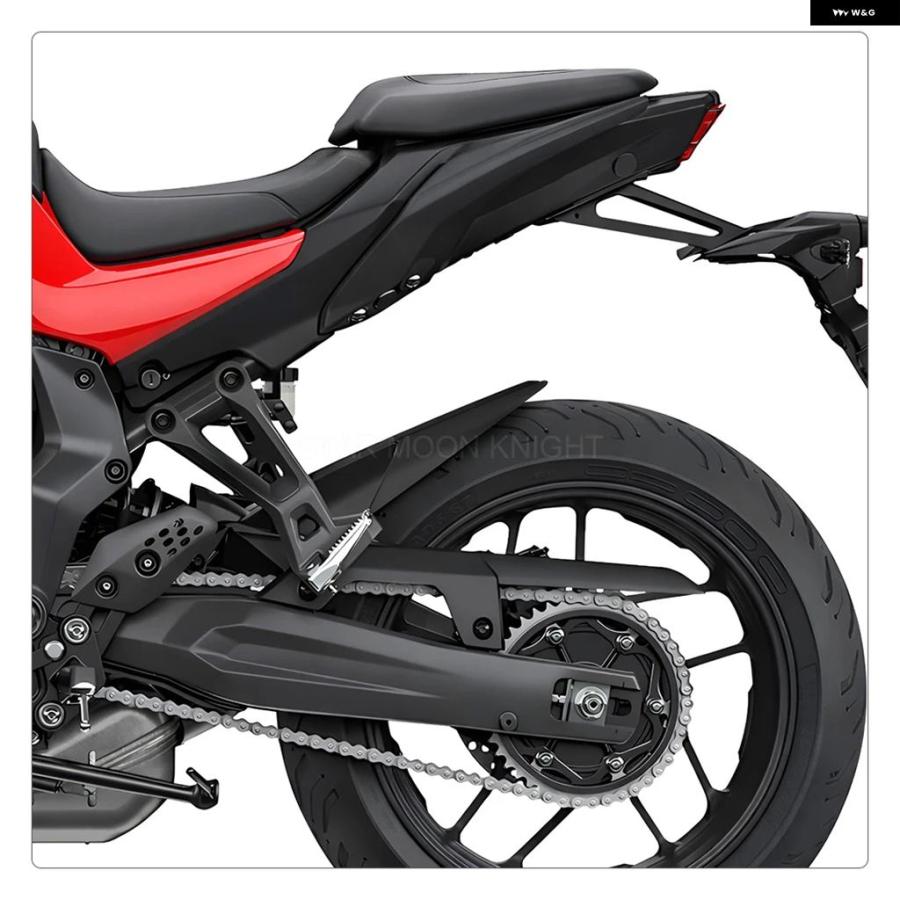 ブランド登録なし - 並行輸入品 ABS 自動二輪車 / マッドガード /リアフェンダーエクステンダー ヤマハ TRACER7 TRACER 7 TRACER 7 GT 2025- 自動二輪車