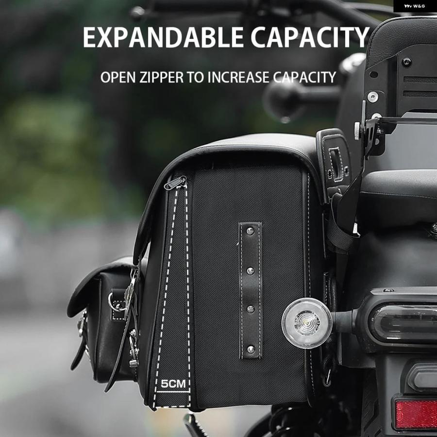 並行輸入品 オートバイ サドルバッグ 15L トラベルサイドバッグ ホンダ