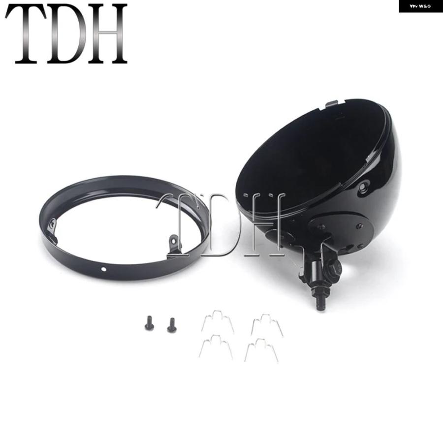 並行輸入品 バイク クローム7インチ ヘッドライト LED ヘッド