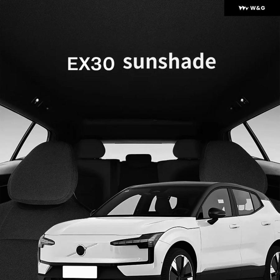ボルボEX30のメーカー純正フロントサンシェード 並行輸入品 ボルボ EX30 車用 フロントガラス サンシェード カバー