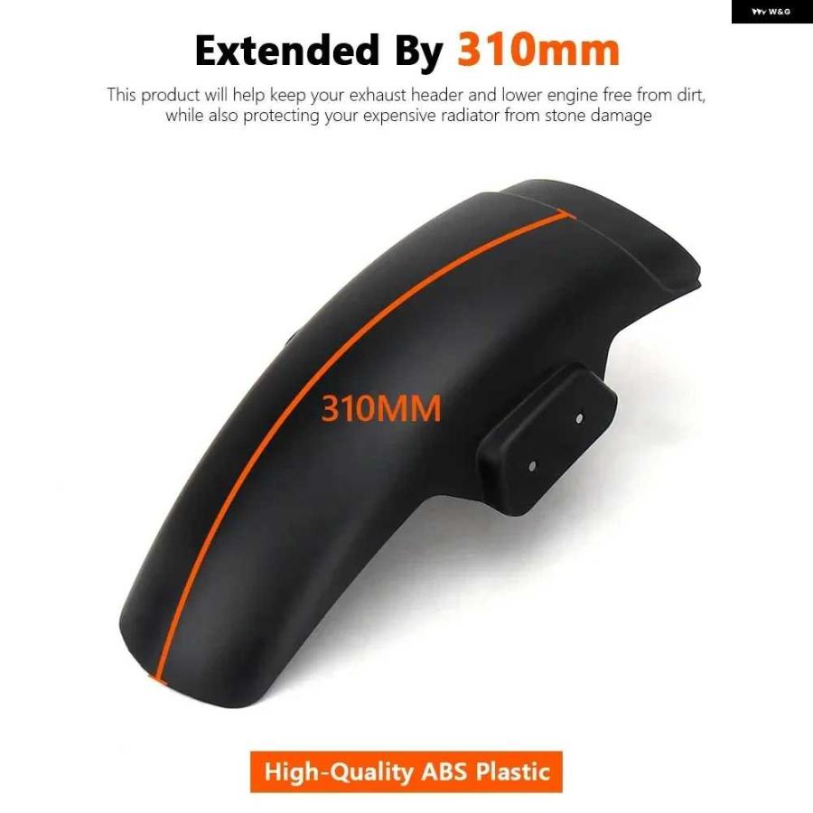 並行輸入品トライデント 660 オートバイ バイク フロントフェンダー マッドガード エクステンダー エクステンション ブラック TRIDENT 660 TRIDENT660 T_8