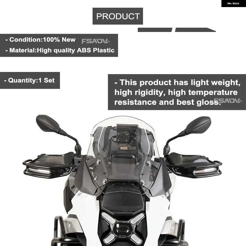 並行輸入品BMW R1300GS ハンドガード シールド ハンドガード プロテクター ウインドシールド ADV ADVENTURE 2023 2024 2025 オートバイ バイク_18