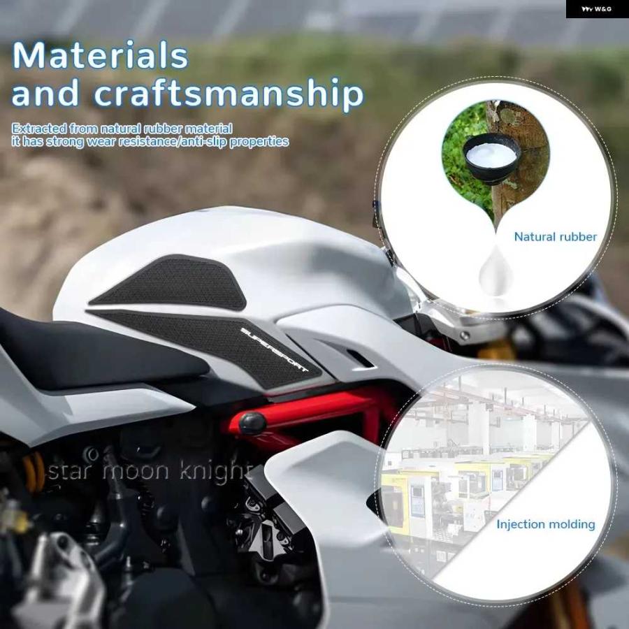 並行輸入品ドゥカティ スーパースポーツ 950 スーパースポーツ 939 スーパースポーツ950 939 ゴム 滑り止め ステッカー ニータンク パッド 燃料タンクサ_4