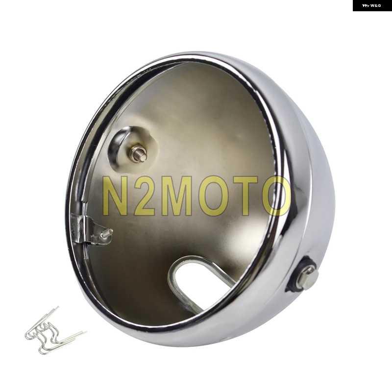 並行輸入品3色 7インチ ヘッドライト ハウジング バケット ハーレー オートバイ バイク ヘッドライト 7インチ ラウンド LED フロント ヘッドランプの画像